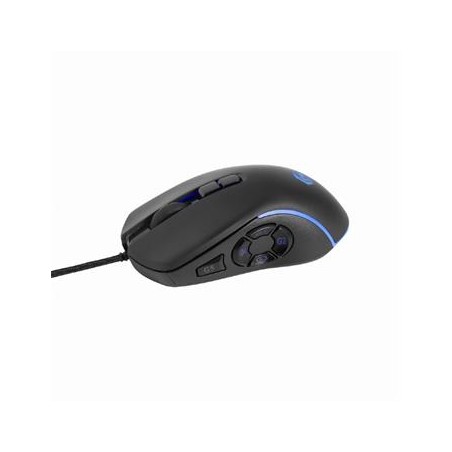 Gembird Myš RAGNAR RX500, podsvícená, 6 tlačítek, 7200DPI, USB, černá