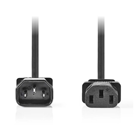 Nedis CEGL10500BK30 - Napájecí kabel | IEC-320-C14 Zásuvka – IEC-320-C13 Zásuvka | Přímý | Přímý | 3 m | Černá