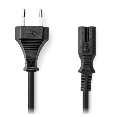 Nedis CEGL11040BK50 - Napájecí Kabel | Euro Zástrčka – IEC-320-C7 | 5 m | Černá