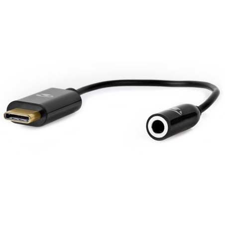 Nedis CCBW65950BK015 - USB-C Adaptér | USB-C Zástrčka – 3,5 mm Zásuvka | 0,15 m | Černý