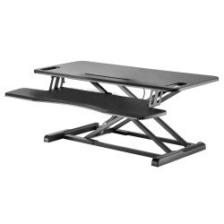 Neomounts NS-WS300BLACK / Workstation - sit-stand workplace (height adjustment: 11-51 cm) / Black