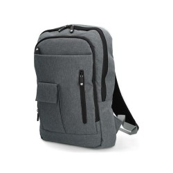 NEDIS batoh na notebook/ 10 - 16 "/ 10 přihrádek/ rozměry 430 mm / 50 mm / 290 mm/ polyester/ šedý
