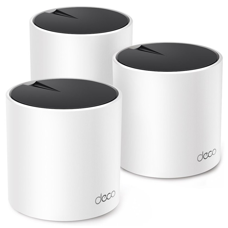 WiFi router TP-Link Deco X55(3-pack) WiFi 6, 3x GLAN, 2,4/5GHz AX3000