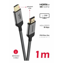 SWISSTEN KABEL HDMI NA HDMI 4K 60Hz 1,0 M