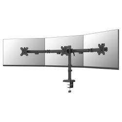 Neomounts NERO Triple Flat Screen Desk Mount 10-27 "(phone holder+Quick-fix clamp/grommet)