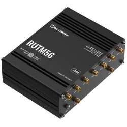 Teltonika RUTM56 průmyslový router, dual modem, 5G, 4G, 5x Gbit RJ45, WiFi 5