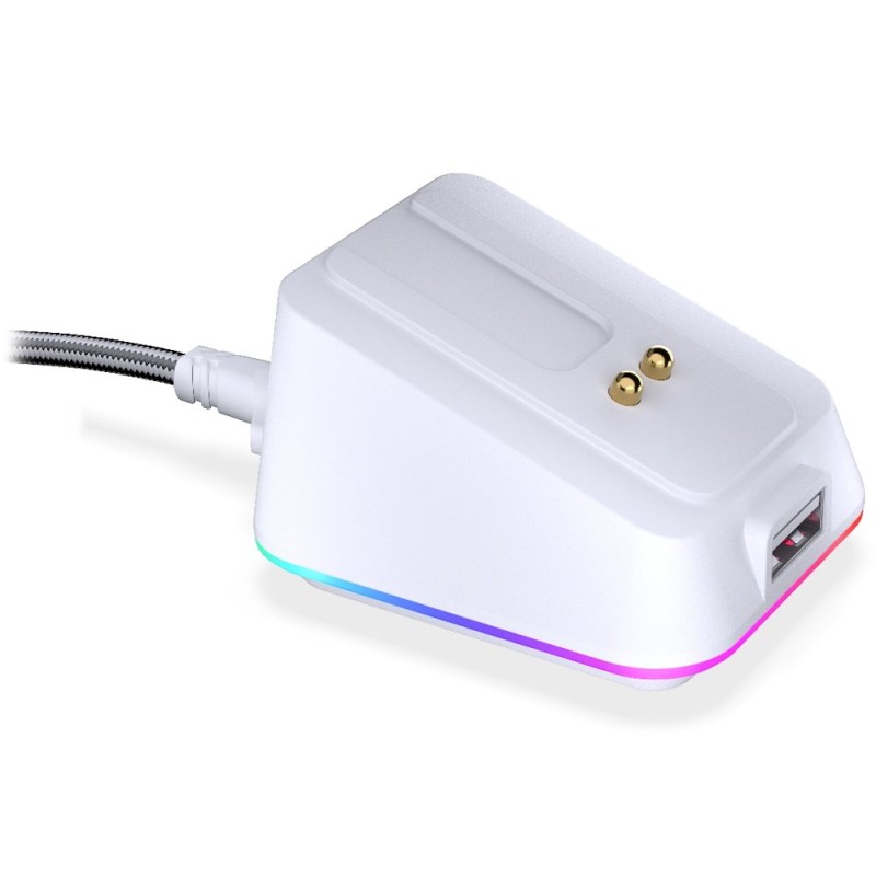 Endorfy dokovací stanice pro LIV a LIV Plus / USB port / RGB podsvícení / bílá