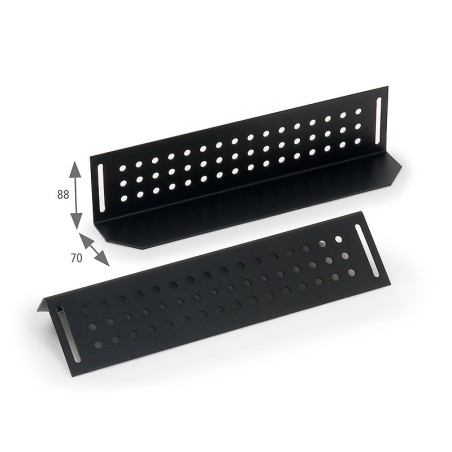 Nosné ližiny pro rack hl.800mm (L 580mm)-pár černé