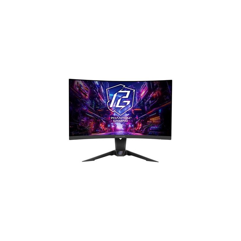 Phantom Gaming by Asrock monitor zakřivený PG27QRT2A 27"/VA/2560x1440/180Hz/300cd/m2/1ms/HDMI/DP/speaker/wifi anténa