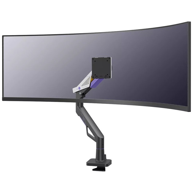 Neomounts DS70-256BL1 ACE Gaming Desk Mount, single display up to 57" (Topfix clamp/grommet)