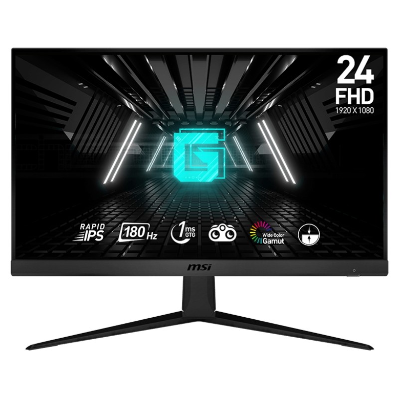 MSI Gaming monitor G2412F, 23,8" Rapid IPS/1920 x 1080 FHD/IPS/180Hz/1ms/DP/2xHDMI