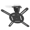Nedis PJCM100BK - Stropní držák projektoru| | 360° | Max. 10 kg | 130 mm | černý