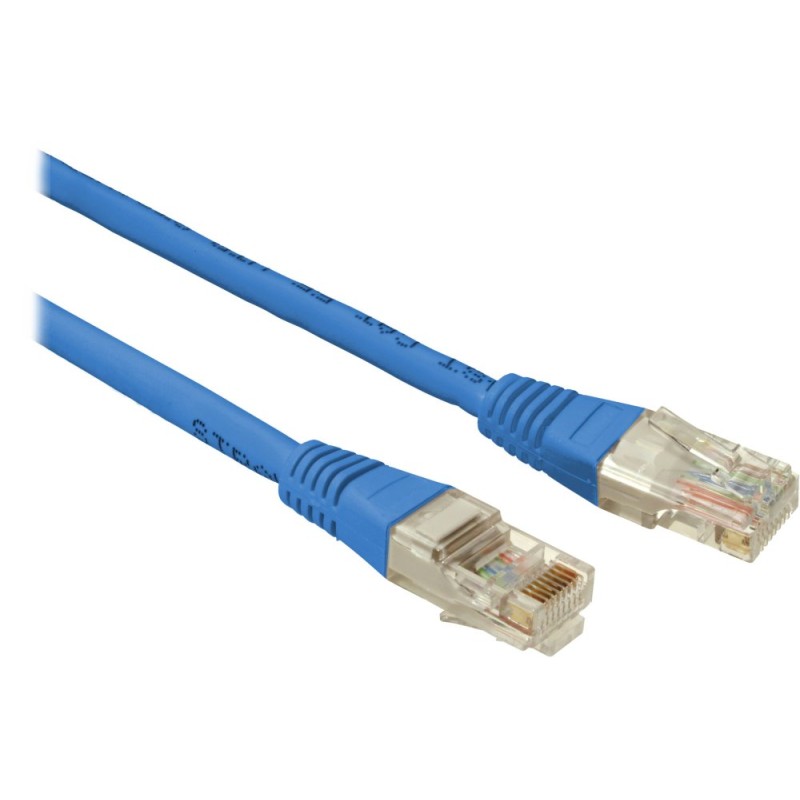 SOLARIX patch kabel CAT6 UTP PVC 2m modrý snag-proof
