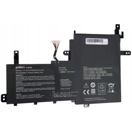 TRX baterie Polion B31N1842/ 11.4V/ 3600 mAh/ 41Wh/ Li-Pol/ Asus M513UA S531FA S531FL X531FL V531FA V531FL/ neorigináln