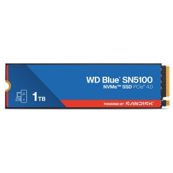 WD Blue SN5100 1TB SSD Powered by SANDISK / NVMe M.2 PCIe Gen4 / Interní / chladič / M.2 2280