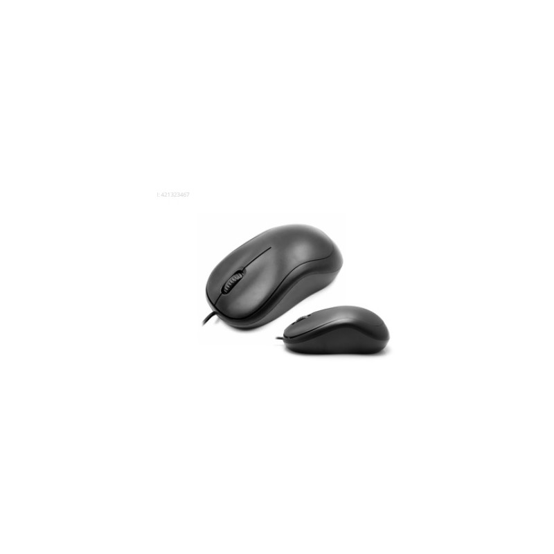 OMEGA Mouse OM-09 3D Optical 1200DPI Value Line V2 Black - Blistr