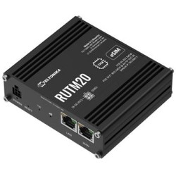 Teltonika RUTM20 průmyslový router 1x LAN, 1x WAN, 1× PoE IN, 1x PoE OUT, 5G Telit global, Dual SIM + eSIM, WiFi 5