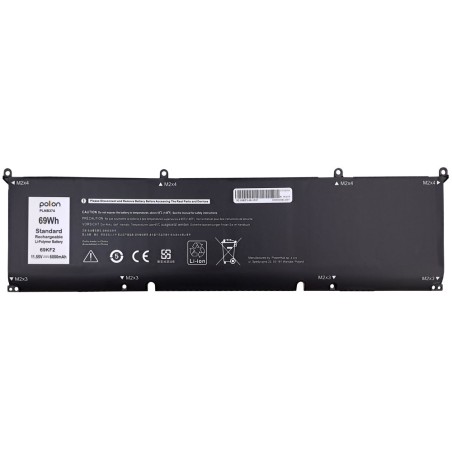 TRX Baterie Polion 69KF2 pro notebooky DELL 451-BCQI 8FCTC Precision G15 5550 XPS 9500 - 6000mAh 69Wh/ neoriginální