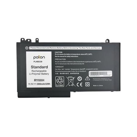 TRX Baterie Polion PLNB339 pro notebooky DELL RYXXH Latitude E5250 E5450 E5550 2900mAh/ neoriginální