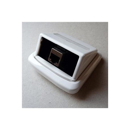 Jednozásuvka ABB TANGO 1xRJ45 cat5e STP bílá
