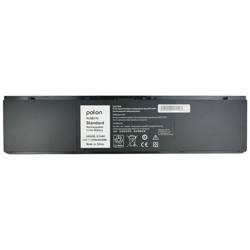 TRX Baterie Polion 34GKR pro notebooky DELL451-BBFS Latitude E7440 E7450 - 6700mAh 50Wh /neoriginální