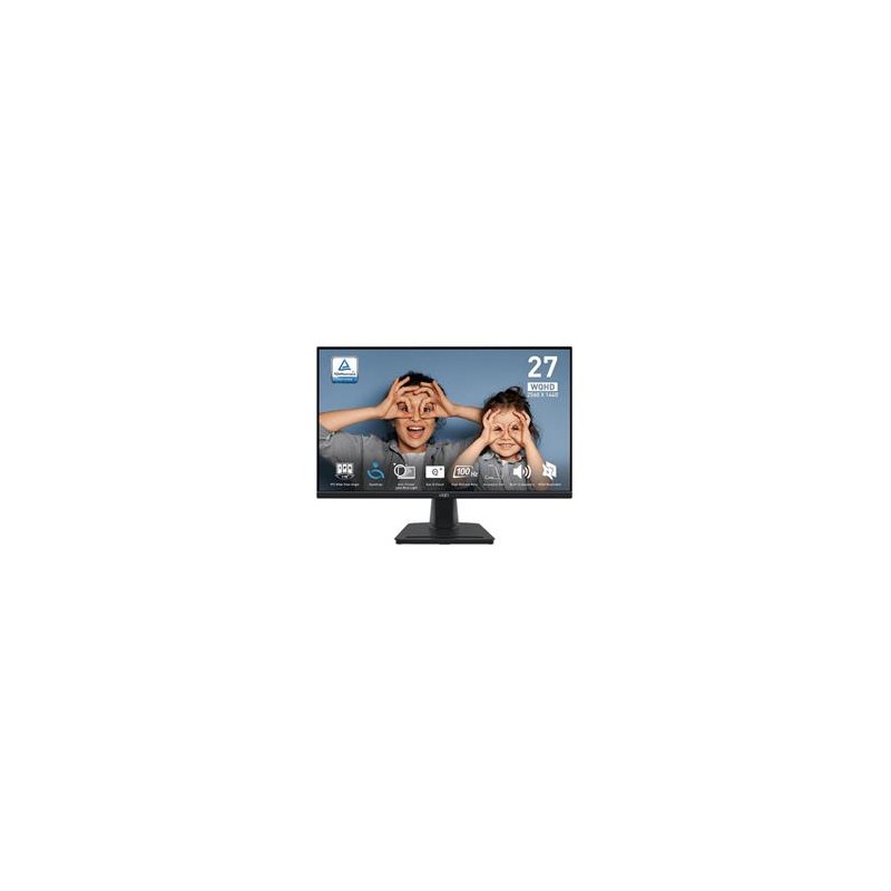MSI PRO MP275Q E14/ 27"/ 2560x1440/ IPS/ 4ms/ 144Hz/ 300cd/m2/ 1500:1/ HDMI/ DP/ VESA/ černý