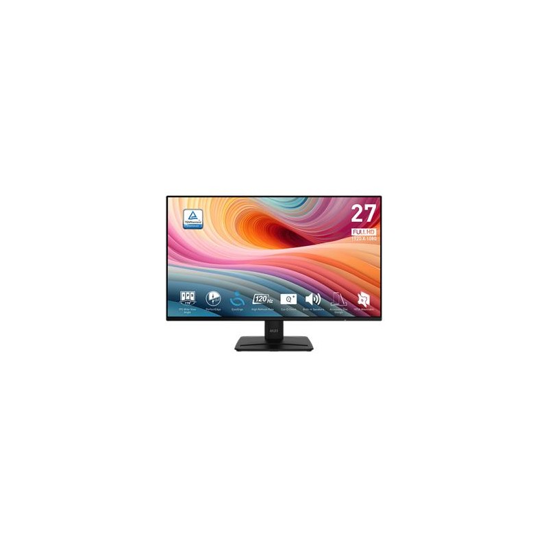 MSI monitor PRO MP271A E2, 27" IPS/1920 x 1080 (FHD)/120Hz/1ms/DP/HDMI/D-Sub/černá