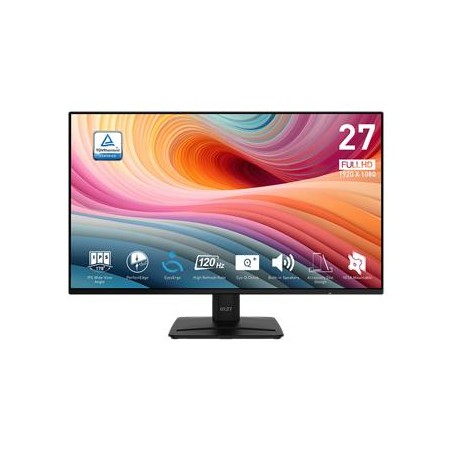 MSI monitor PRO MP271A E2, 27" IPS/1920 x 1080 (FHD)/120Hz/1ms/DP/HDMI/D-Sub/černá