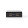 Nedis VSPL3472AT - HDMI Rozbočovač | 2 Porty port(s) | Vstup HDMI ™ | 2x výstup HDMI ™ | 4K@60Hz | 18 Gbps | Kov | čern