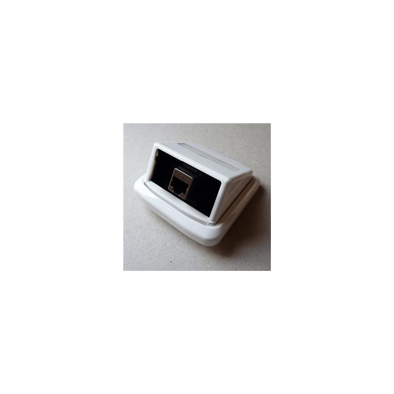 Jednozásuvka ABB TANGO 1xRJ45 cat6 STP bílá