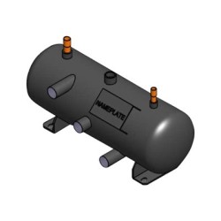 APC InRow Direct Expansion - Flooded receiver - černá - pro P/N: ACCD75233-C