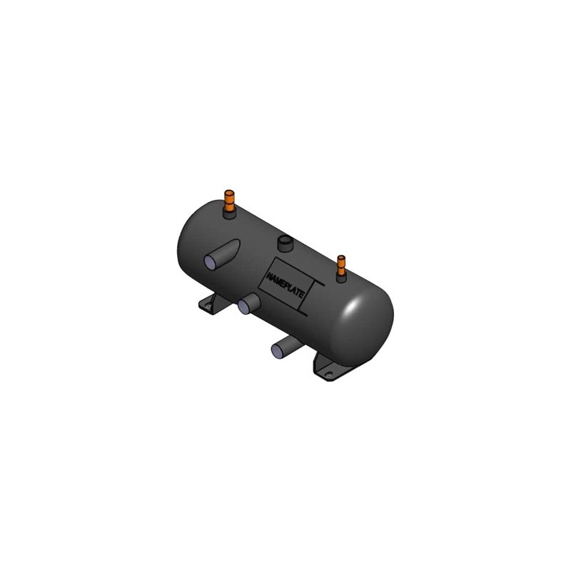 APC InRow Direct Expansion - Flooded receiver - černá - pro P/N: ACCD75233-C