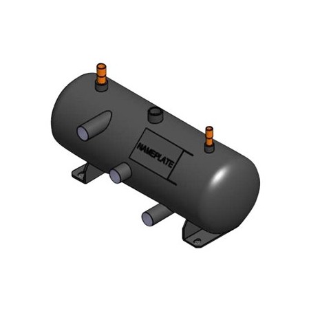 APC InRow Direct Expansion - Flooded receiver - černá - pro P/N: ACCD75233-C