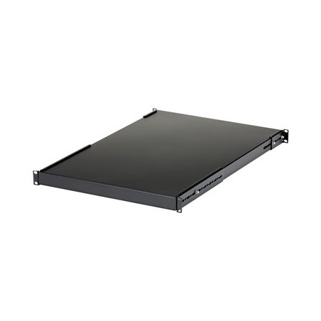 StarTech.com 1U Adjustable Server Rack Mount Shelf - 175lbs - 19.5 to 38in Deep Universal Tray for 19" AV, Data & Network