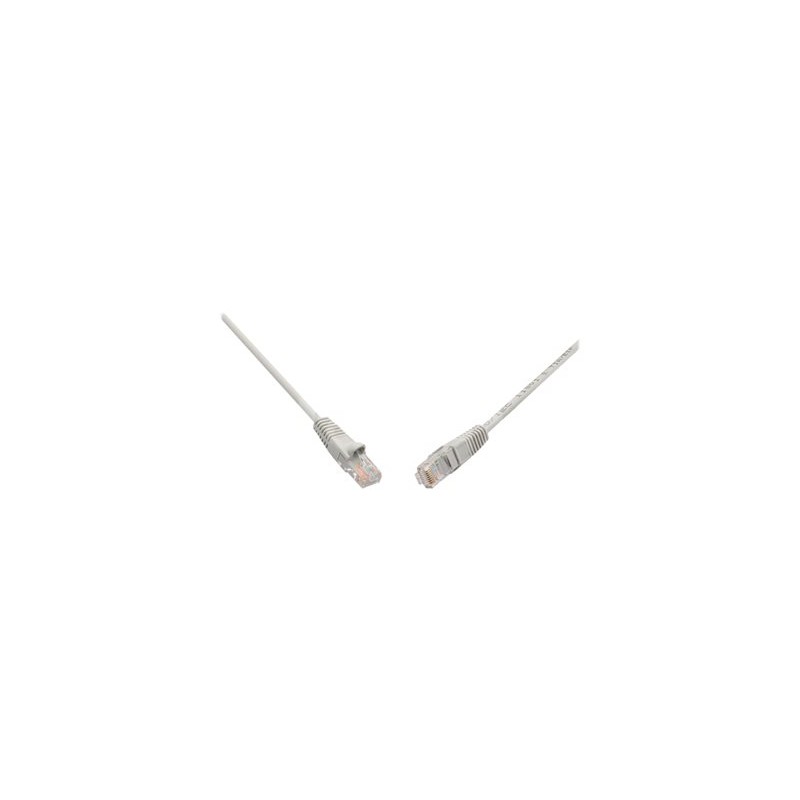 SOLARIX patch kabel CAT5E UTP PVC 0,5m šedý snag-proof