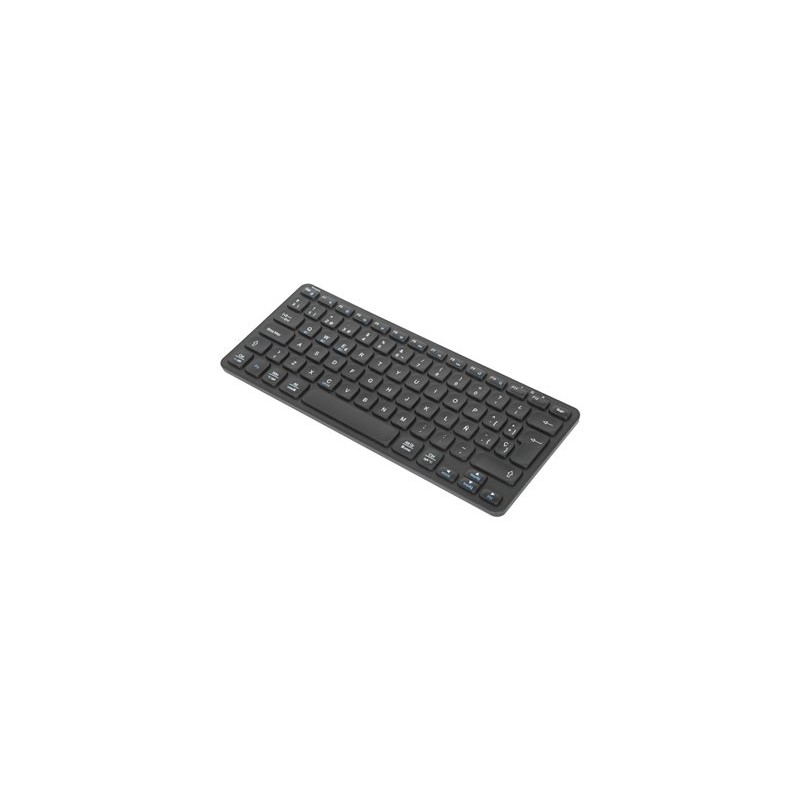 Targus - Klávesnice - multi-zařízení - compact - antibakteriální - bezdrátový - Bluetooth 5.1 - QWERTY - španělská - černá