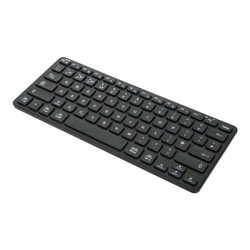 Targus - Klávesnice - kompaktní, pro více zařízení, antibakteriální - bezdrátový - Bluetooth 5.1 - QWERTY - britská - černá