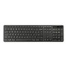 Targus EcoSmart - Klávesnice - full size - antibakteriální - bezdrátový - Bluetooth 5.0, 2.4 GHz - QWERTY - britská - černá