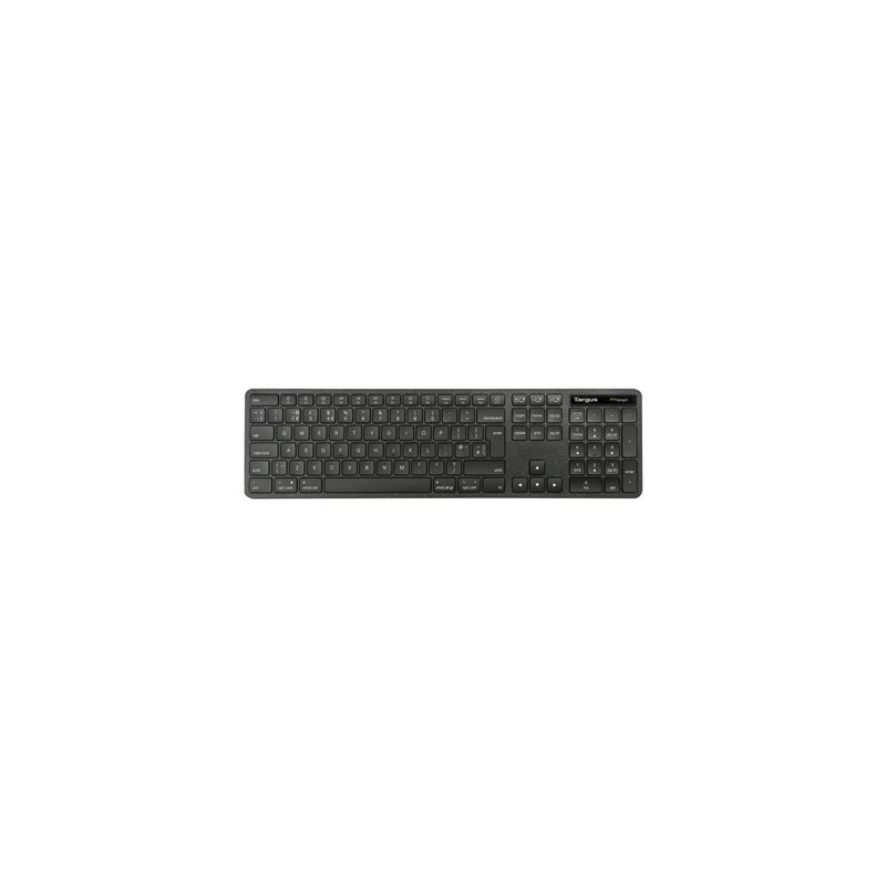 Targus EcoSmart - Klávesnice - full size - antibakteriální - bezdrátový - Bluetooth 5.0, 2.4 GHz - QWERTY - severské jazyky