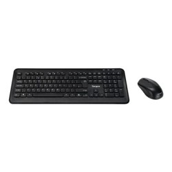 Targus - Klávesnice a sada myši - kombinace - full size - bezdrátový - 2.4 GHz - QWERTY - severské jazyky - černá
