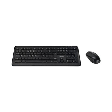 Targus - Klávesnice a sada myši - kombinace - full size - bezdrátový - 2.4 GHz - QWERTY - severské jazyky - černá