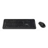 Targus - Klávesnice a sada myši - kombinace - full size - bezdrátový - 2.4 GHz - QWERTY - severské jazyky - černá