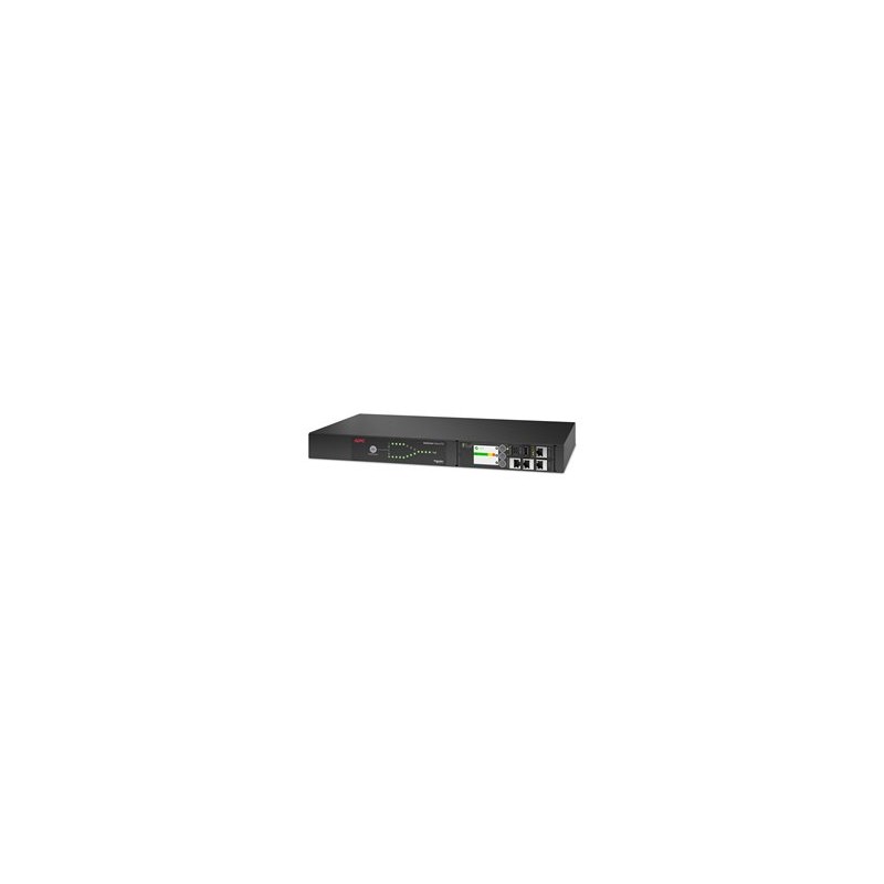 APC NetShelter - Automatický prevodový spínac (k montáži na regál) - AC 208 V - 3300 VA - 1 fáze - Ethernet 10/100/1000, USB