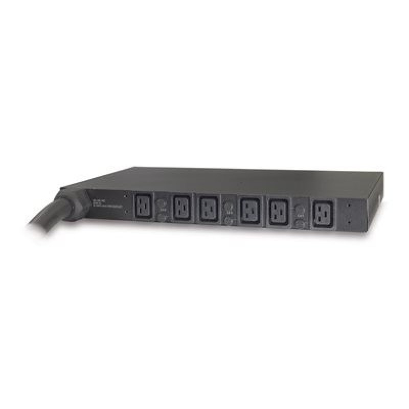 APC Basic Rack PDU - Pásek na rozvod silnoproudu (k montáži na regál) - AC 208 V - 3 fáze - vstup: Hubbell CS8365C - výstupní