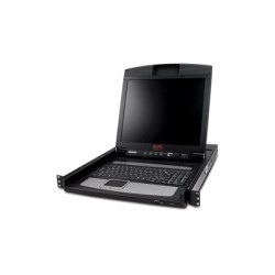 APC LCD Console - KVM konzole - 17" - připevnitelný na regál - 1280 x 1024 @ 75 Hz - černá - 1U - pro P/N: SMX1000CUS