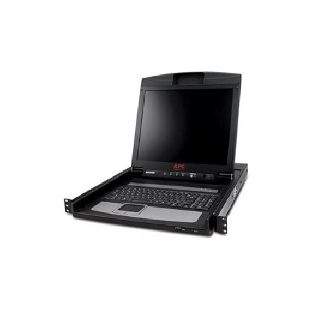 APC LCD Console - KVM konzole - 17" - připevnitelný na regál - 1280 x 1024 @ 75 Hz - černá - 1U - pro P/N: SMX1000CUS