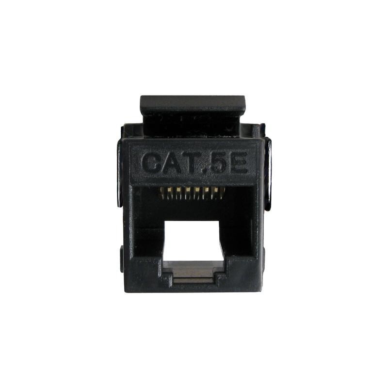 DATACOM UTP Keystone Cat5e černý Dual Slim zadní zářez