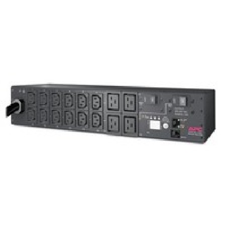 APC Rack PDU Metered 2U 30A 208V (12) C13S & (4) C19, Rack PDU, Metered, 2U, 30A, 208V, (12) C13S & (4) C19