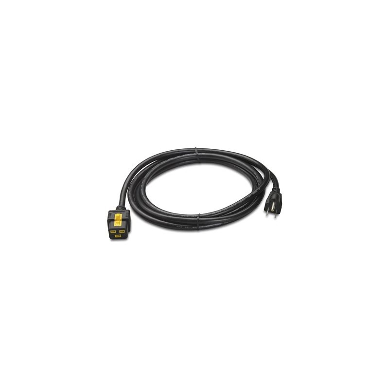 APC - Elektrický kabel - NEMA 5-15 (M) do IEC 60320 C19 - AC 120 V - 15 A - 3 m - černá - pro P/N: SCL500RM1U, SMT1500X93
