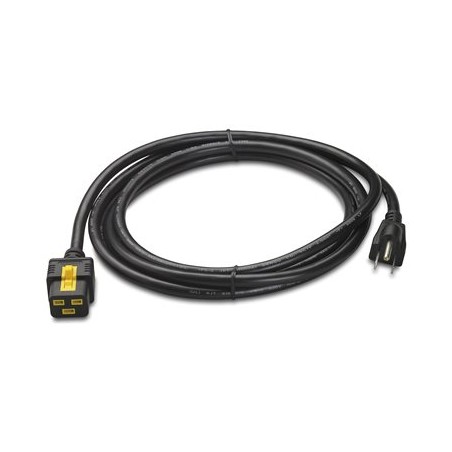 APC - Elektrický kabel - NEMA 5-15 (M) do IEC 60320 C19 - AC 120 V - 15 A - 3 m - černá - pro P/N: SCL500RM1U, SMT1500X93
